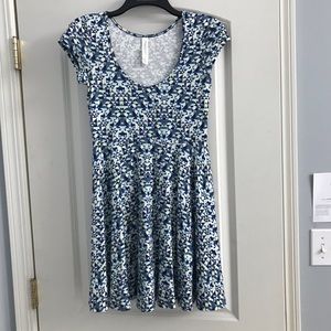 Blue Aeropostale Patterned Dress